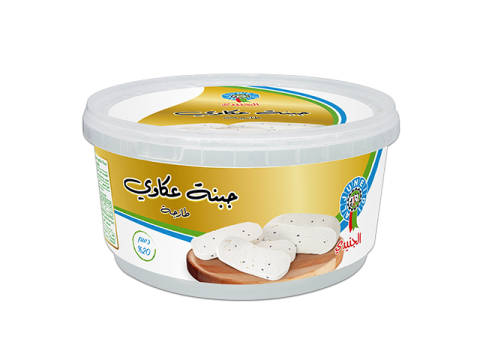 Al Juneidi cheese (Akkawi).